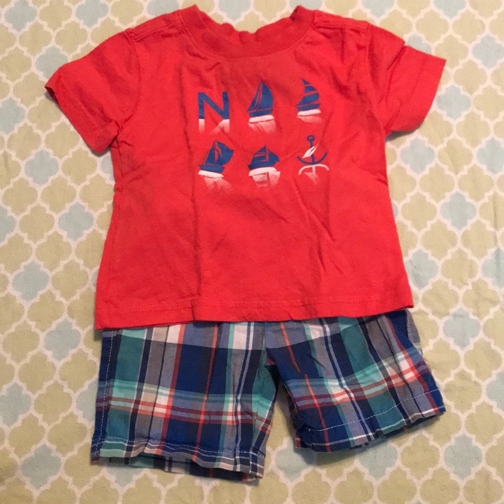 Nautica Shirt and Shorts Set